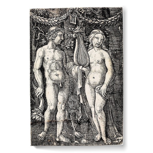 Hercule et une Muse (stretched canvas)