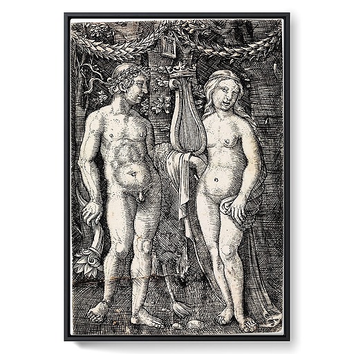 Hercule et une Muse (framed canvas)