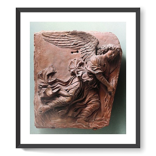 Deux anges volant (détail) (affiches d'art encadrées)