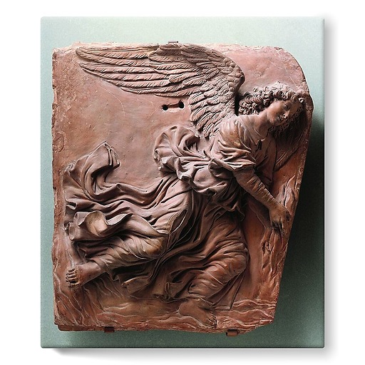 Deux anges volant (détail) (stretched canvas)