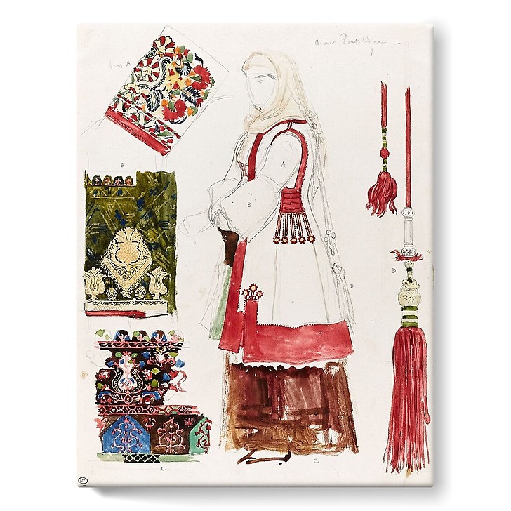 Costume du mont Pentélique (toiles sur châssis)
