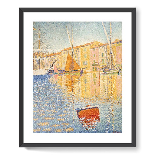 Saint-Tropez. La bouée rouge (framed art prints)
