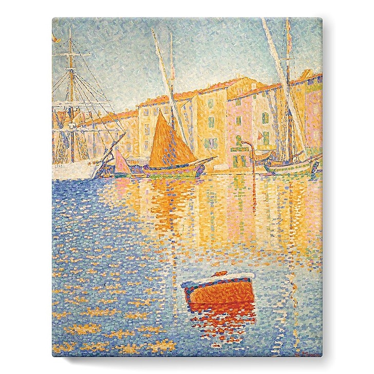 Saint-Tropez. La bouée rouge (stretched canvas)