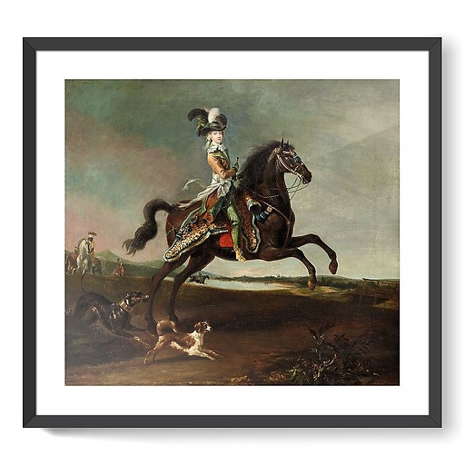 Marie-Antoinette à cheval (affiches d'art encadrées)