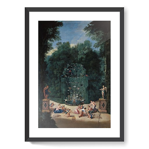 L’Entrée du Labyrinthe dans les jardins de Versailles (framed art prints)