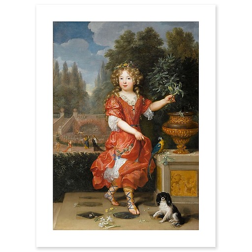 Portrait présumé de Mademoiselle de Blois (canvas without frame)
