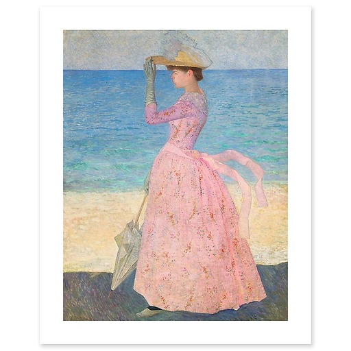 Femme à l'ombrelle (canvas without frame)