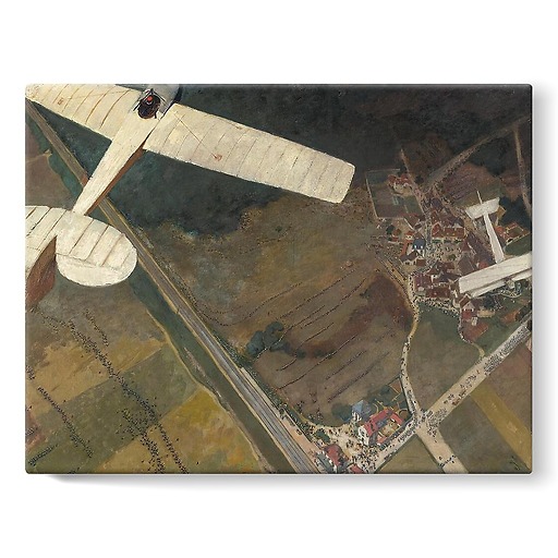 Les Grandes Manoeuvres vues d’un aéroplane (stretched canvas)