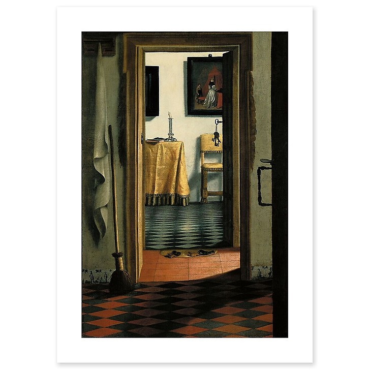 Intérieur hollandais dit « Les Pantoufles » (affiches d'art)