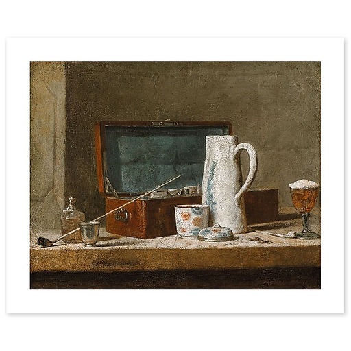 Pipes et vases à boire, dit La Tabagie (canvas without frame)