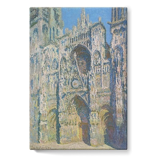 La Cathédrale de Rouen. Le portail et la tour Saint-Romain, plein soleil (toiles sur châssis)