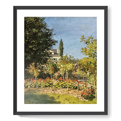 Jardin en fleurs, à Sainte-Adresse (affiches d'art encadrées)