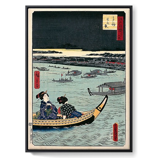 Série des Trente-six fiertés d’Edo (framed canvas)
