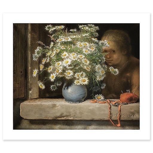 Le Bouquet de marguerites (détail) (art prints)