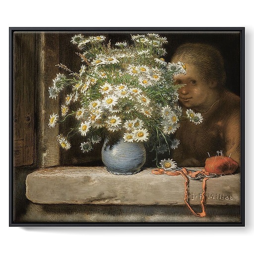 Le Bouquet de marguerites (détail) (framed canvas)
