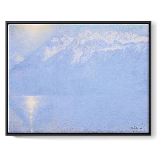 Le Lac Léman (détail) (framed canvas)