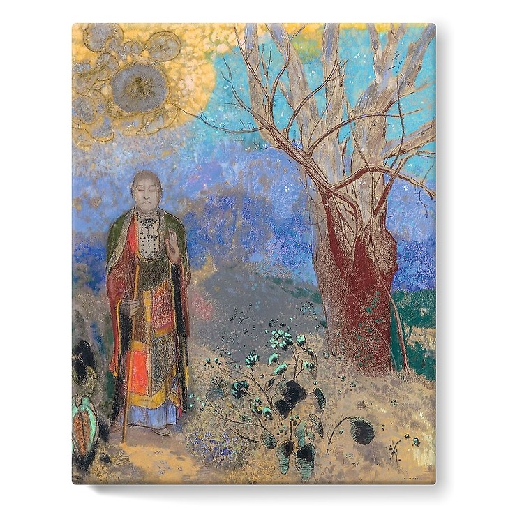 Le Bouddha (détail) (stretched canvas)