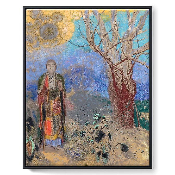 Le Bouddha (détail) (framed canvas)
