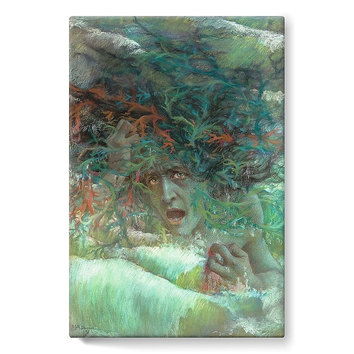 Méduse, dit aussi Vague furieuse (détail) (stretched canvas)