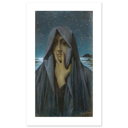 Le Silence (détail) (canvas without frame)