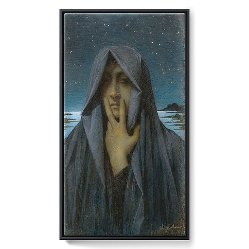 Le Silence (détail) (framed canvas)
