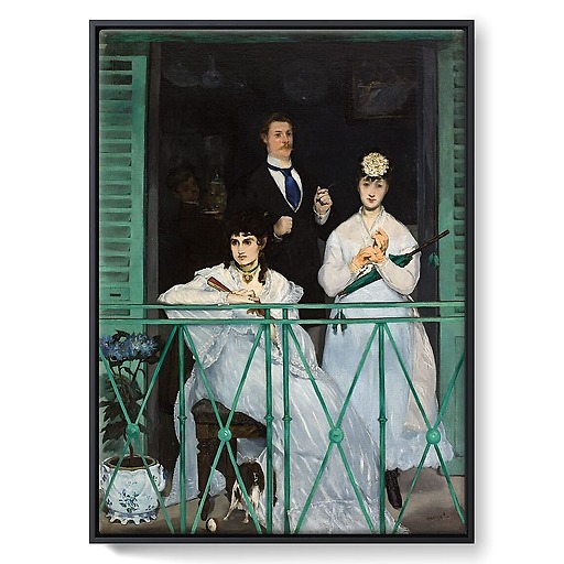 Le Balcon (détail) (framed canvas)