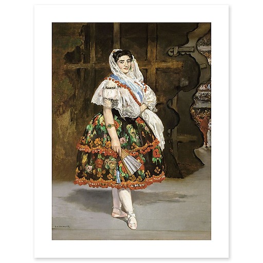 Lola de Valence (détail) (canvas without frame)