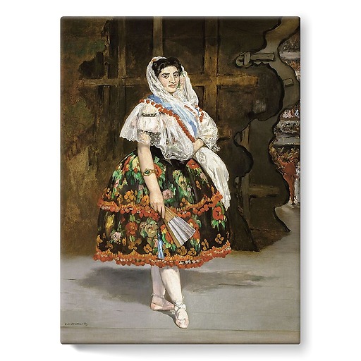 Lola de Valence (détail) (stretched canvas)