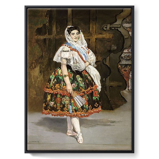 Lola de Valence (détail) (framed canvas)