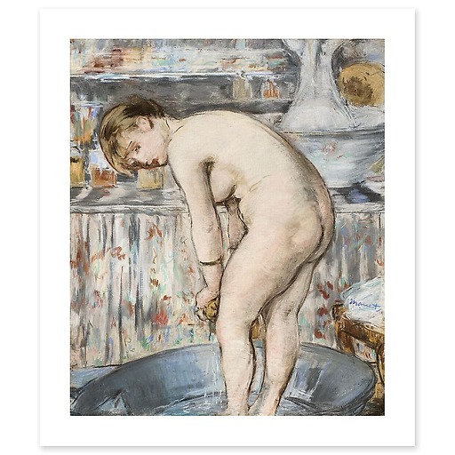 Femme dans un tub (détail) (art prints)
