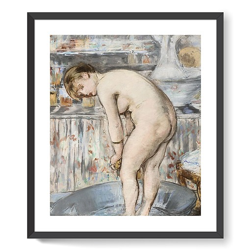 Femme dans un tub (détail) (affiches d'art encadrées)