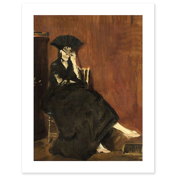 Berthe Morisot à l’éventail (détail) (art prints)