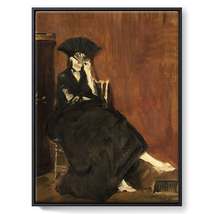 Berthe Morisot à l’éventail (détail) (framed canvas)