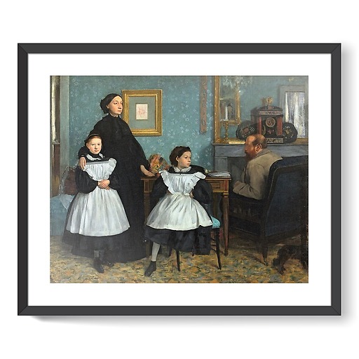 Portrait de famille [dit aussi La Famille Bellelli] (détail) (framed art prints)