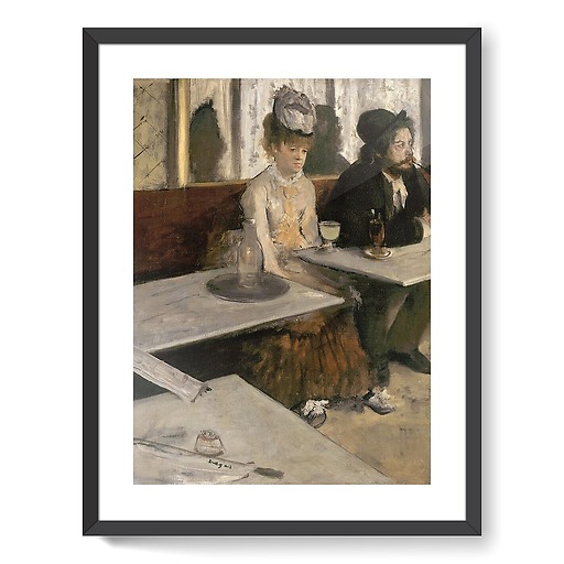 Dans un café [dit aussi L’Absinthe] (détail) (framed art prints)