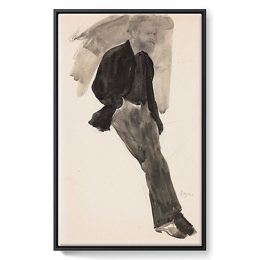 Portrait d’Édouard Manet debout (framed canvas)