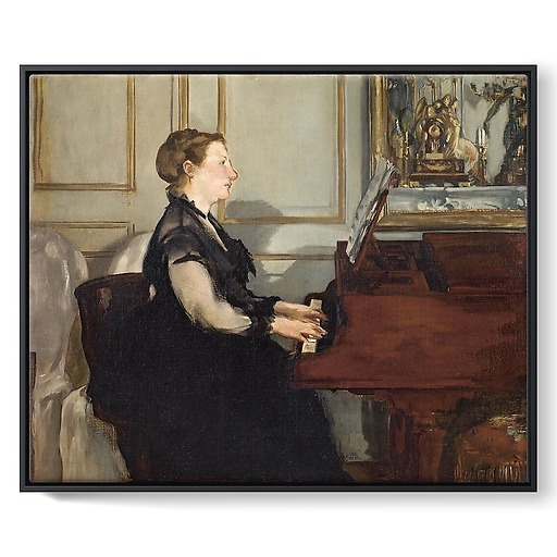Madame Manet au piano (détail) (toiles encadrées)