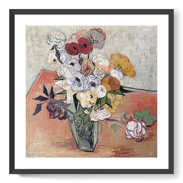 Roses et renoncules (framed art prints)