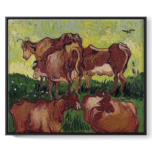 Les Vaches (d’après Gachet, d’après Jordaens) (toiles encadrées)