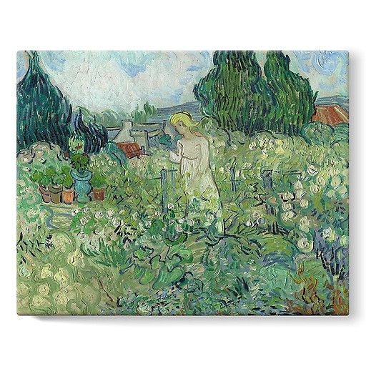 Mademoiselle Gachet dans son jardin à Auvers-sur-Oise (stretched canvas)