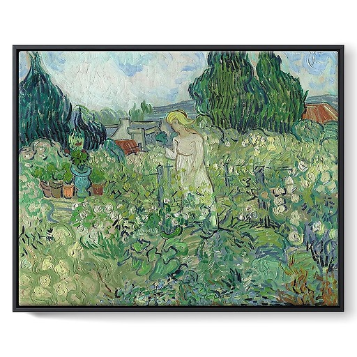 Mademoiselle Gachet dans son jardin à Auvers-sur-Oise (framed canvas)