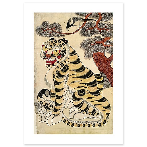Le Tigre et la pie (détail) (art prints)