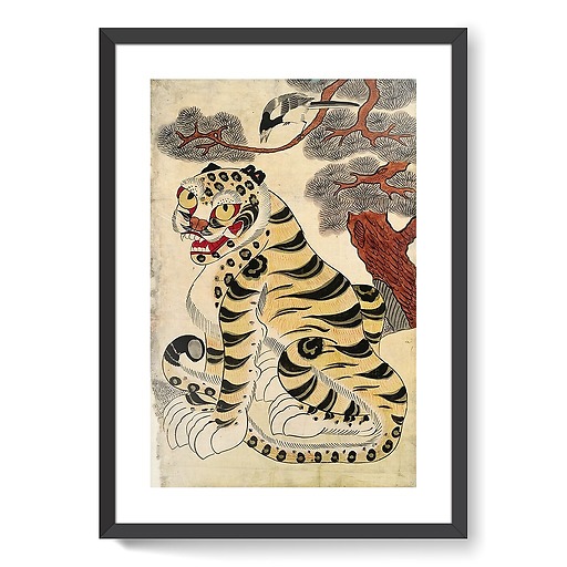 Le Tigre et la pie (détail) (affiches d'art encadrées)