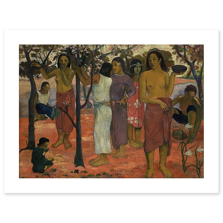 Nave nave mahana dit aussi Jours délicieux (toiles sans cadre)