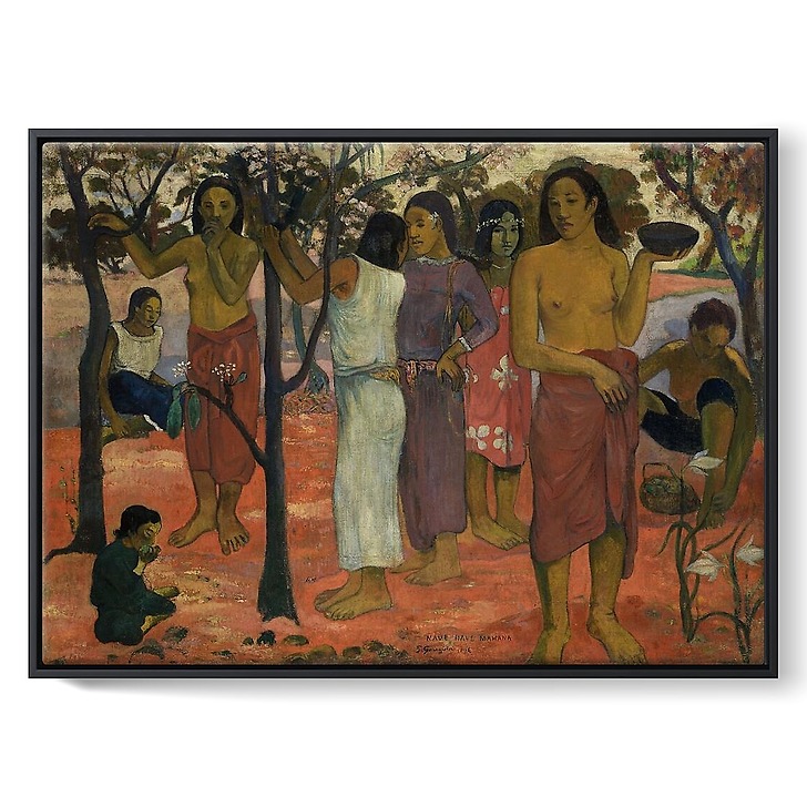 Nave nave mahana dit aussi Jours délicieux (framed canvas)