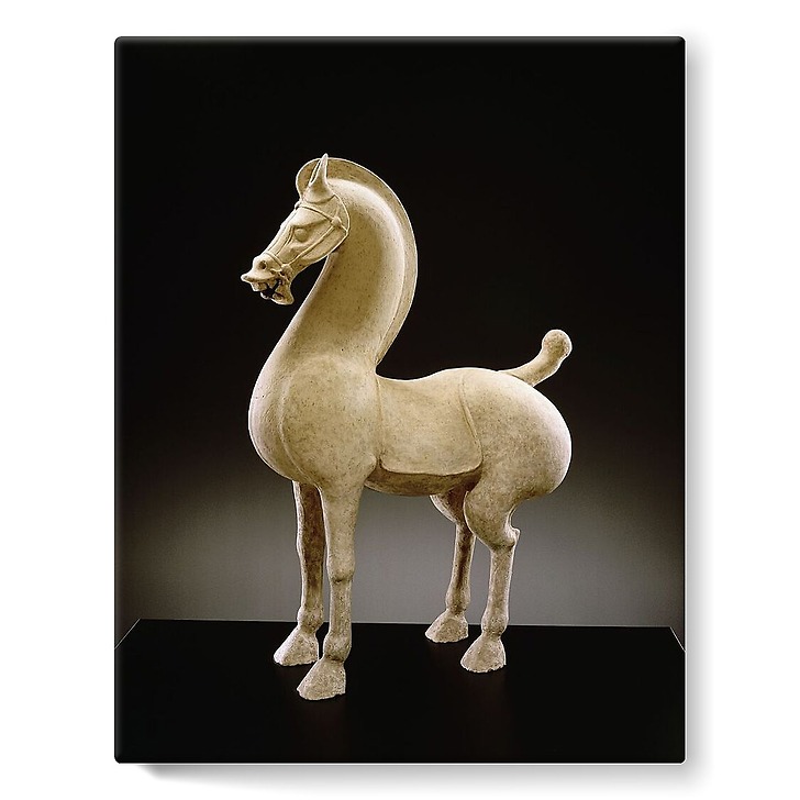 Cheval debout, dynastie des Han (toiles sur châssis)