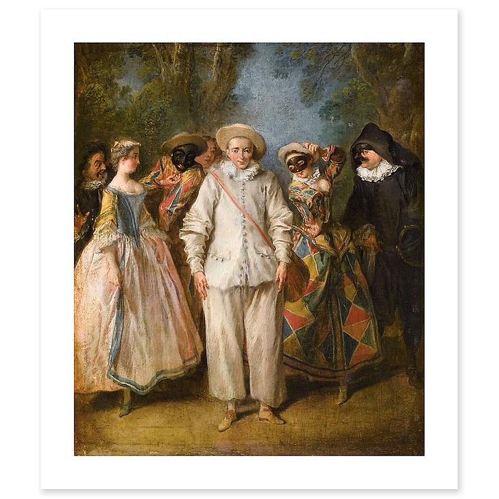 Les Acteurs de la Comédie-Italienne (toiles sans cadre)