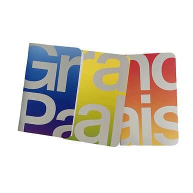 Lot de 3 carnets Logo Grand Palais