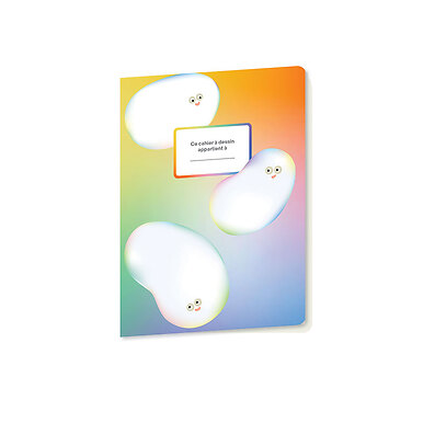 Cahier à dessin + stickers Tomoë Sugiura - Exposition Transparence