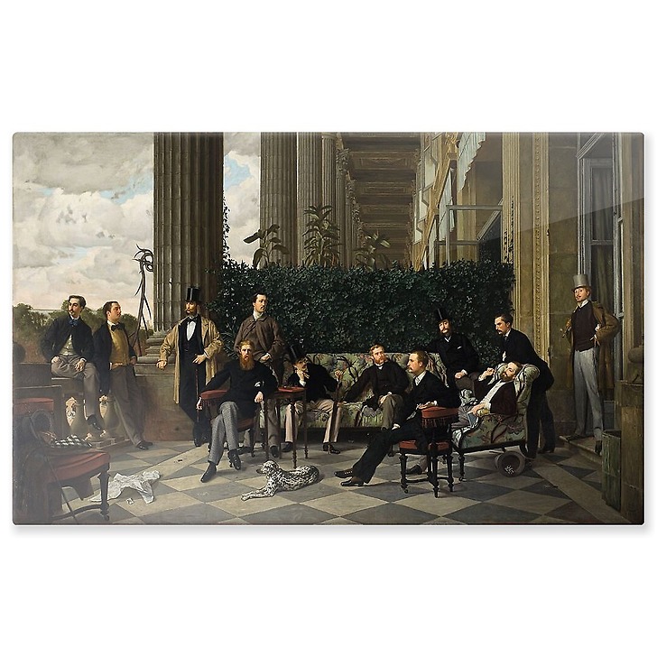 The Circle of the Rue Royale (aluminium panels)